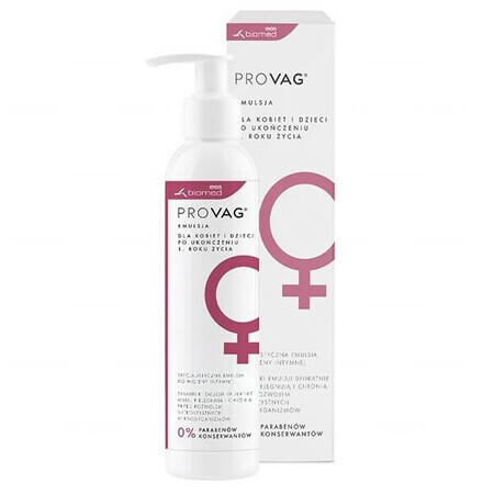 PrOVAg, specialized intimate hygiene emulsion for women and children from 1 year of age, 150 ml