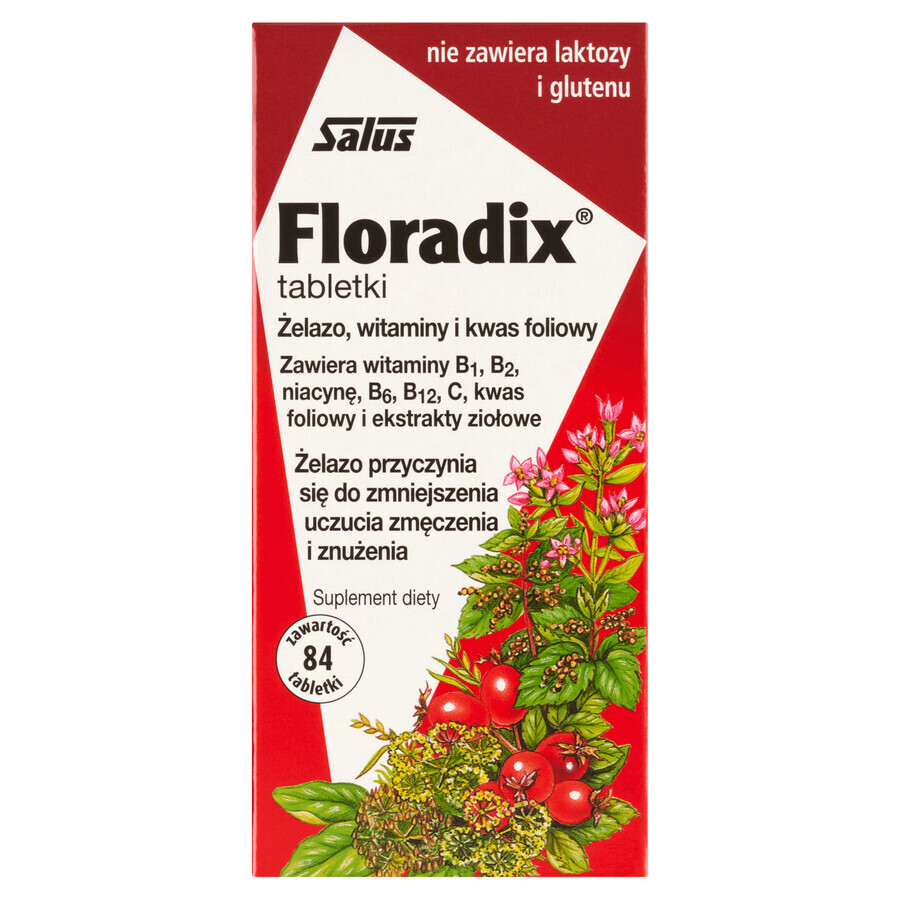 Floradix Eisen und Vitamine, 84 Tabletten