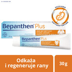 Bepanthen Plus (50 mg + 5 mg)/g, antiseptische Creme für Wunden, 30 g