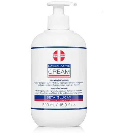 Beta-Skin Natural Active Cream, Körpercreme, 500 ml