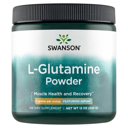 Swanson AjiPure L-Glutamin-Pulver, L-Glutamin, 340 g