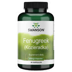 Swanson Fenugreek Seed, semi di fieno greco, 90 capsule