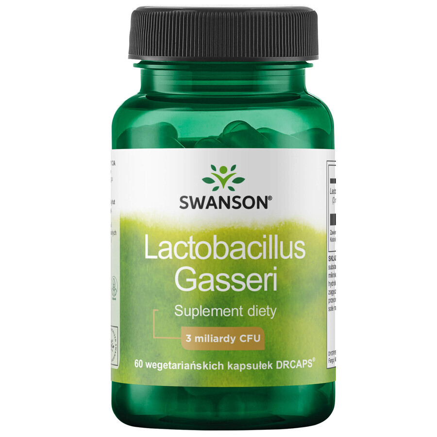 Swanson Lactobacillus Gasseri, 60 vegetarische Kapseln