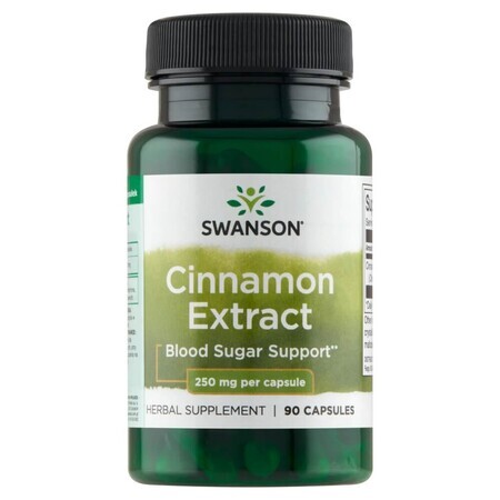 Swanson Cinnamon Extract, Cinnamon, 90 Capsules