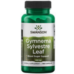 Swanson Gymnema Sylvestre Leaf, foglia di gurmar, 100 capsule