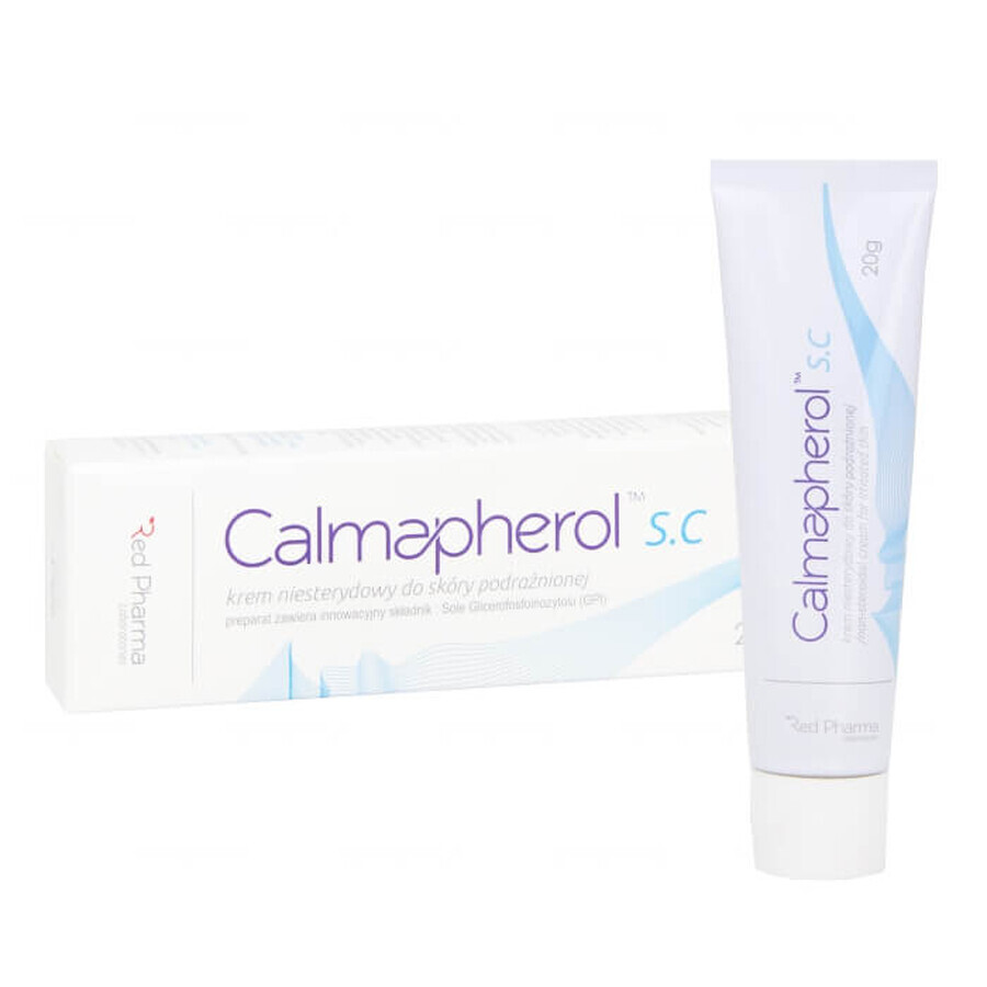 Calmapherol SC, crema no esteroidea para pieles irritadas, 20 g