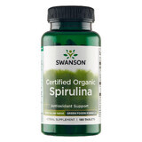 Swanson Zertifizierte Bio Spirulina, Bio Spirulina, 180 Tabletten