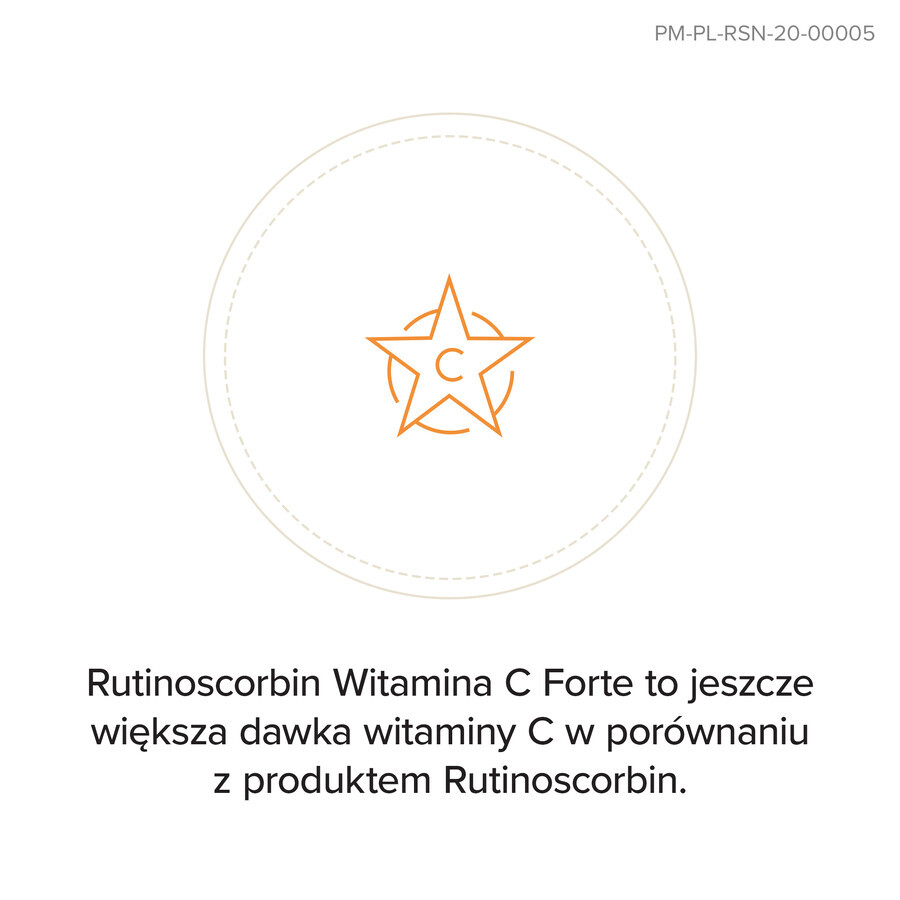 Rutinoscorbin Vitamin C Forte 500 mg, 30 Kapseln mit verlängerter Wirkstofffreisetzung