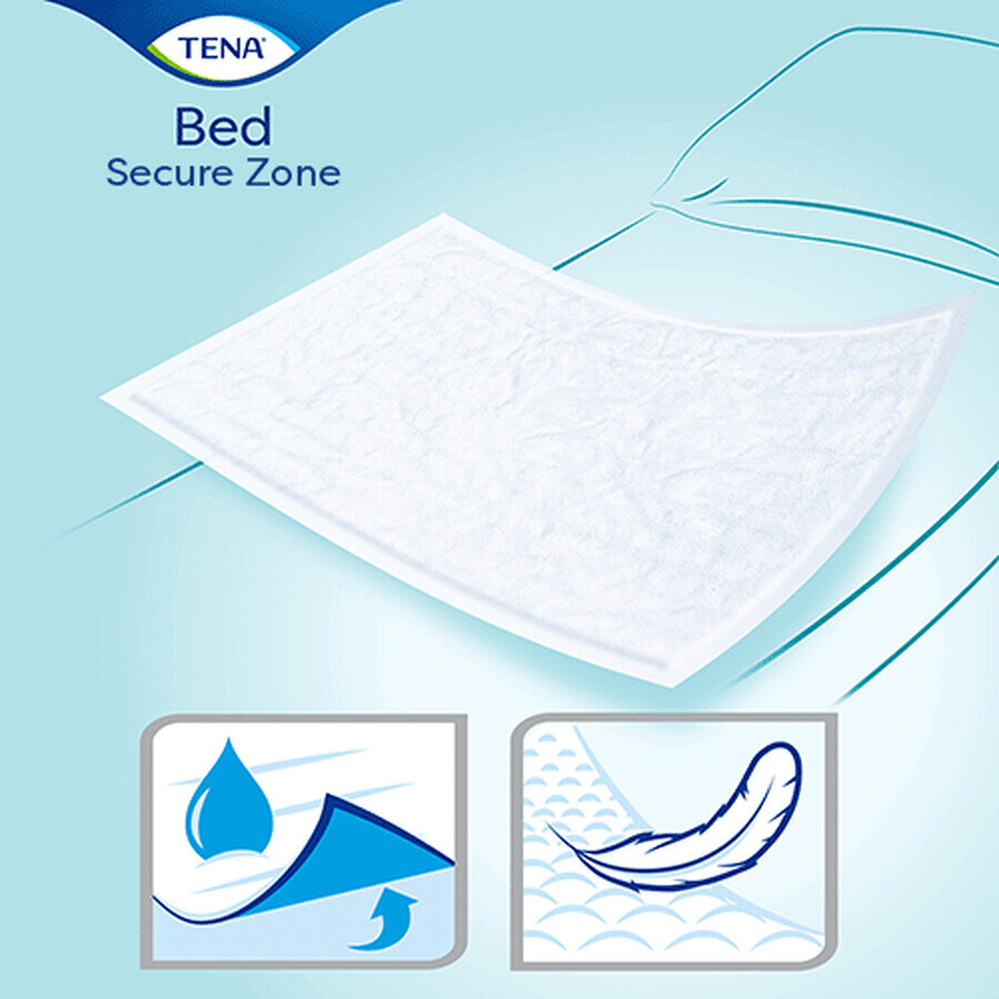 Tena Bed, tampon absorbant OTC Edition, Plus, 60 cm x 60 cm, 5 bucăți