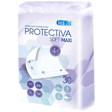 Protectiva Soft Maxi, Hygieneeinlagen, 60 cm x 90 cm, 30 Stück