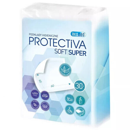 Protectiva Soft Super, Hygieneeinlagen, 60 cm x 60 cm, 30 Stück