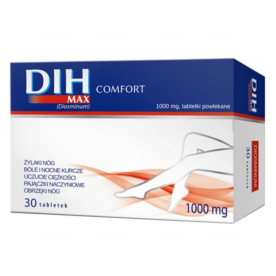 DIH Max Comfort 1000 mg, 30 tabletten