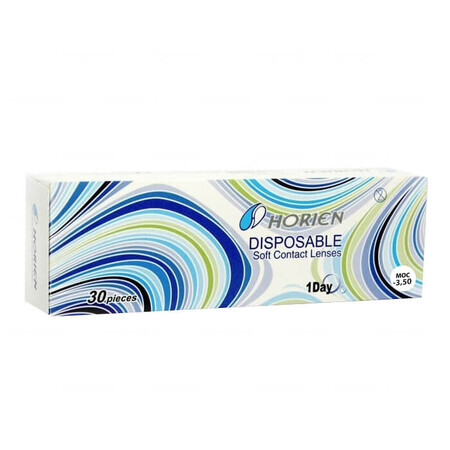 Horien 1 Day Disposable contact lenses, 1 day, -3.50, 30 pcs