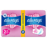 Always Ultra Sensitive, Damenbinden mit Flügeln, Super Plus, 16 Stück