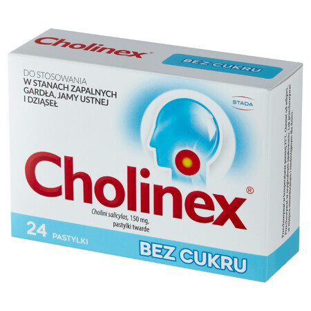 Cholinex 150 mg, zuckerfrei, 24 Lutschtabletten