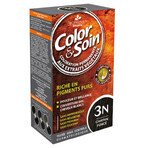 Color&amp;Soin, teinture pour cheveux, 3N, châtain foncé, 135 ml