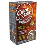 Color&amp;Soin, teinture, 7N, blond noisette, 135 ml