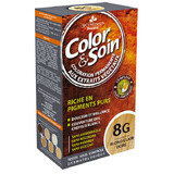 Color&amp;Soin, hair dye, 8 g, light golden blonde, 135 ml