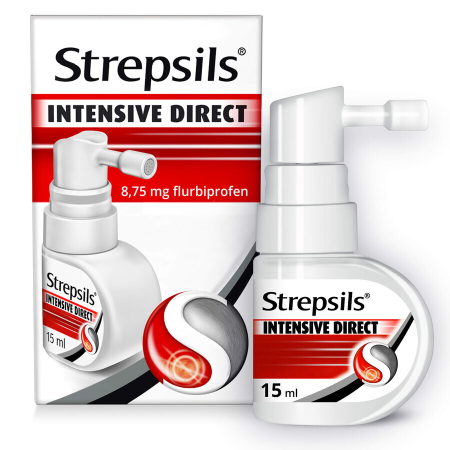 Strepsils Intensive Direct 8,75 mg, Mundspray, Lösung, 15 ml