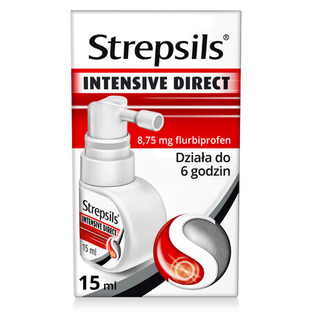 Strepsils Intensive Direct 8,75 mg, Mundspray, Lösung, 15 ml