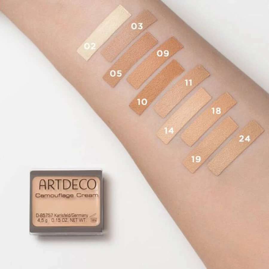 Artdeco, concealer, compact camouflage, no. 1, neutralizing green, 4.5 g