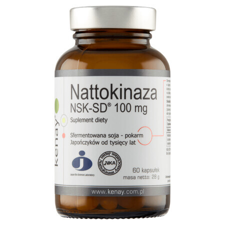 Kenay Nattokinase NSK-SD 100 mg, 60 Kapseln