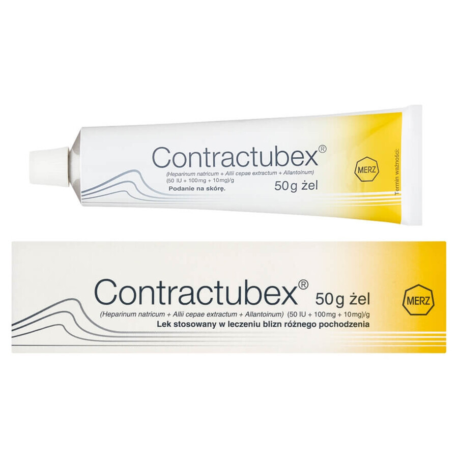 Contractubex (50 IU + 100 mg + 10 mg)/g, Narbengel, 50 g