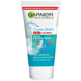 Garnier Clean Skin, gel limpiador + peeling + mascarilla 3 en 1, 150 ml