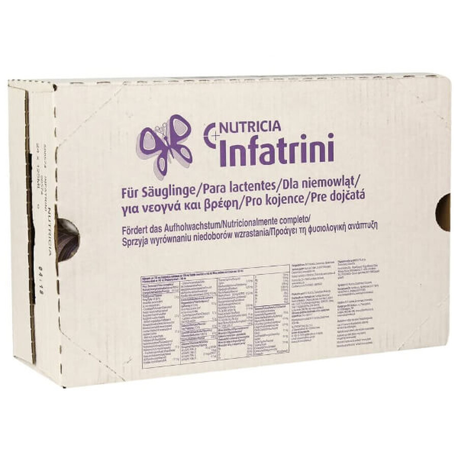 Infatrini, Nahrungsergänzungsmittel für Säuglinge ab Geburt und Kinder, 24 x 125 ml