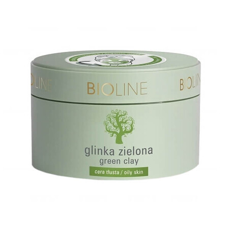 Bioline, grüne Tonerde, fettige Haut, 150 g