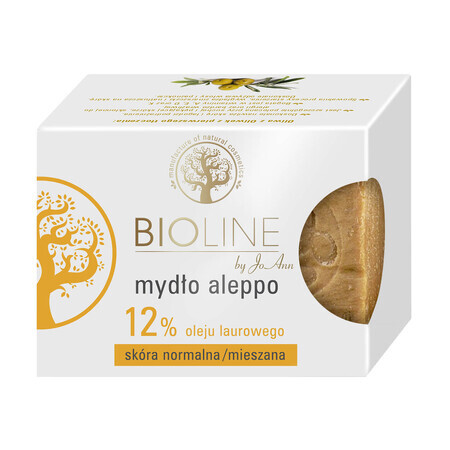 Bioline, Aleppo-Seife 12% Lorbeeröl, 200 g