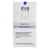 Vulvovaginalgel zur Befeuchtung und Linderung von Trockenheitssymptomen Eva Intima Moist pH 5,5, 9 Vaginalapplikatoren, Intermed
