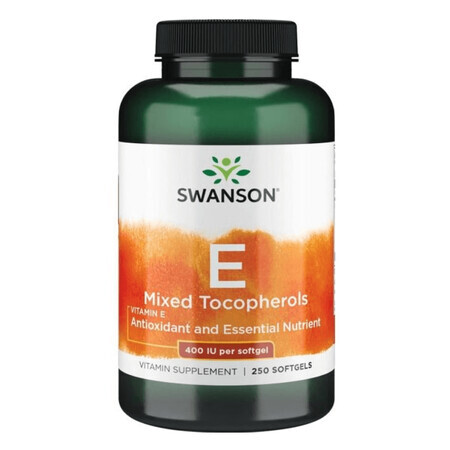 Swanson E Tocoferoli amestecați, tocoferoli amestecați, 250 capsule gel