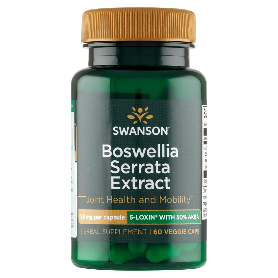 Swanson Boswellia Serrata Extract 5-Loxin, Frankincense, 60 Vegetarian Capsules