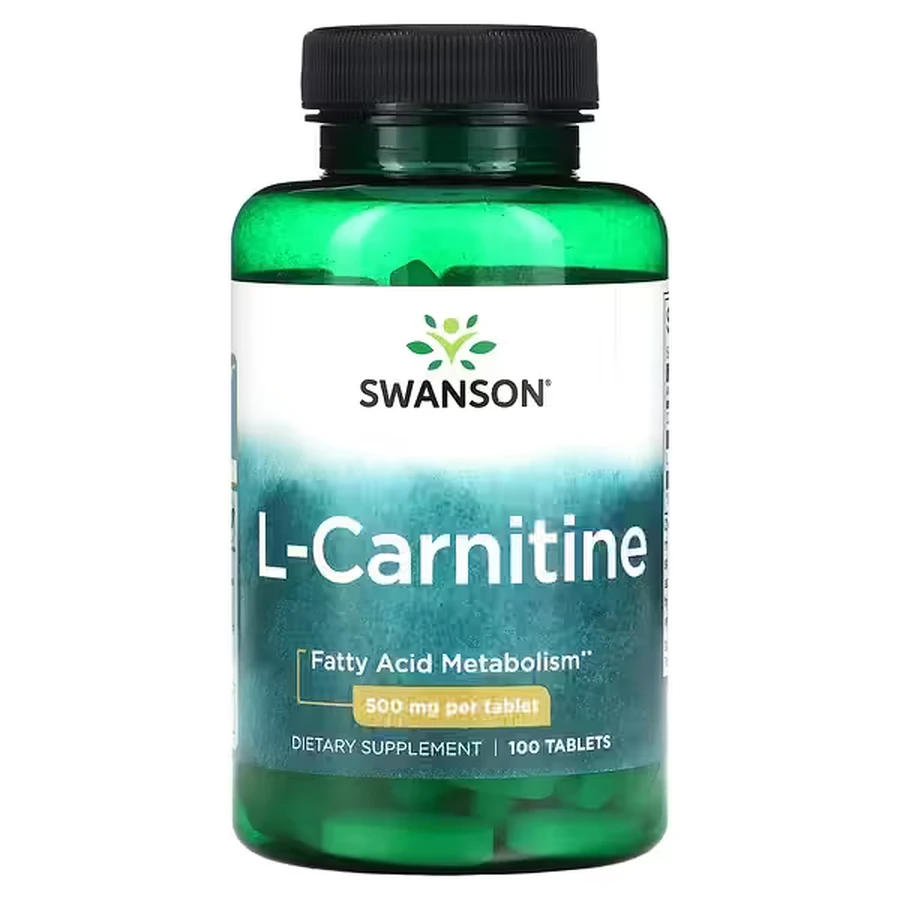 Swanson L-Carnitin, L-Carnitin 500 mg, 100 Tabletten