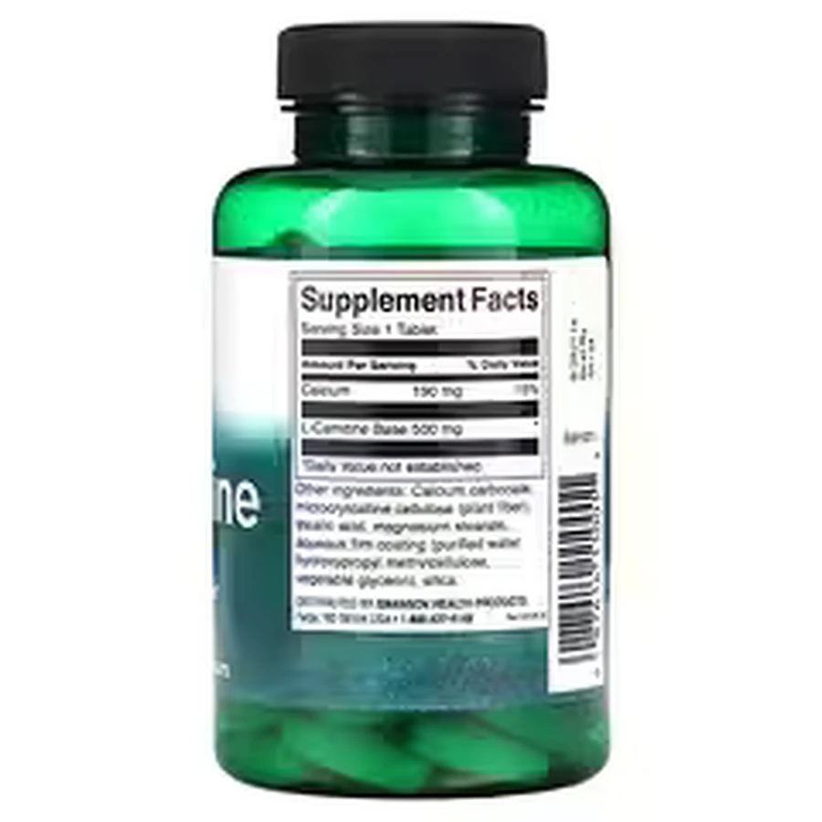 Swanson L-Carnitin, L-Carnitin 500 mg, 100 Tabletten