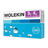 Molekin D3 + K2, Vitamin D 2000 IU + Vitamin K 75 µg, 30 Filmtabletten