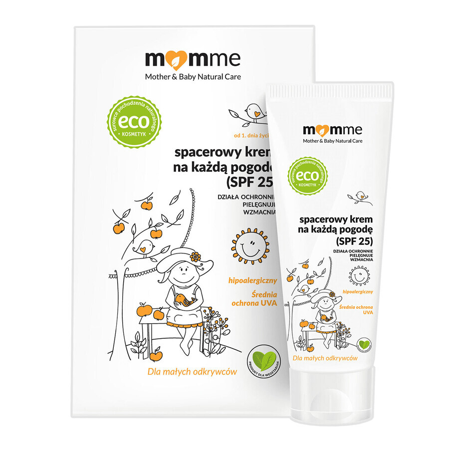 Momme, cream for walking in any weather, from the first day, SPF 25, 50 ml