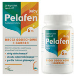 Pelafen Baby 6m+, voor kinderen vanaf 6 maanden, vruchtensmaak, 20 draaibare capsules 