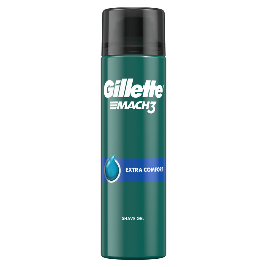 Gillette Mach 3, Complete Defense, Rasiergel gegen Hautirritationen nach der Rasur, 200 ml