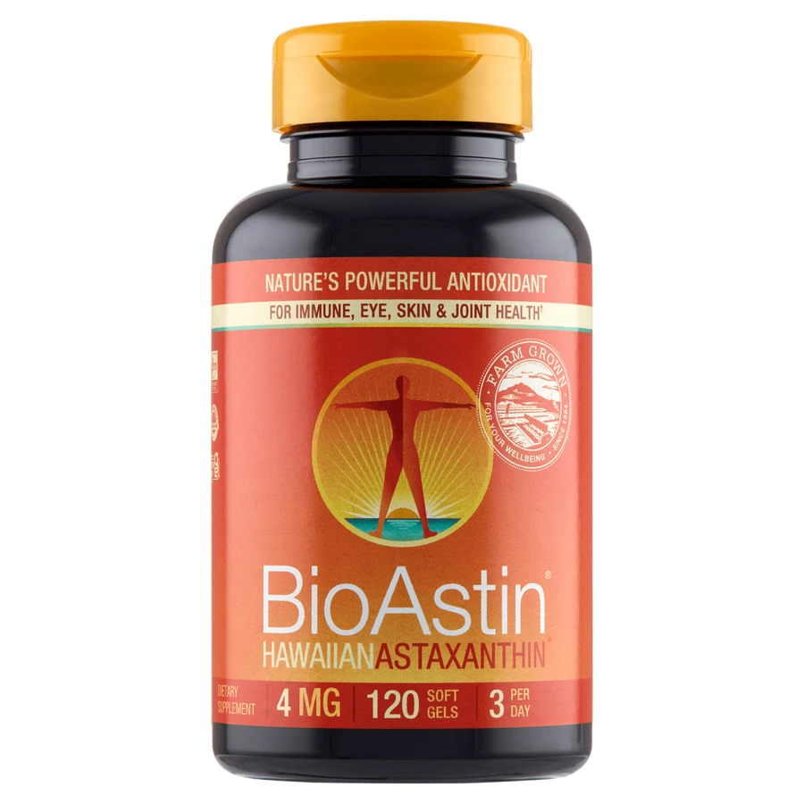 BioAstin, astaxanthine 4 mg, 120 gélules