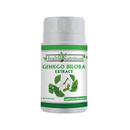 Ginko Biloba Extrakt, 60 Tabletten, Gesundheit Ernährung