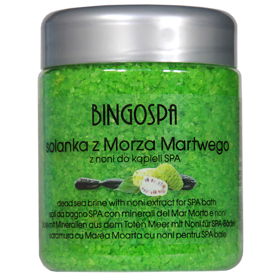 Bingospa, saramură cu minerale din Marea Moartă și extract de suc Noni, 550 g