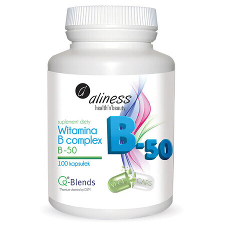 Aliness Vitamina B Complex B-50, 100 capsule vegetale