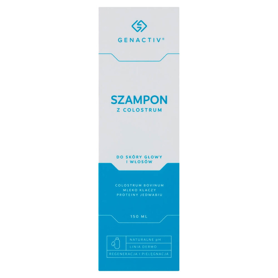 Genactiv, șampon cu colostru pentru scalp și păr, 150 ml