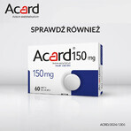 Acard 75 mg, 60 comprimés entéraux