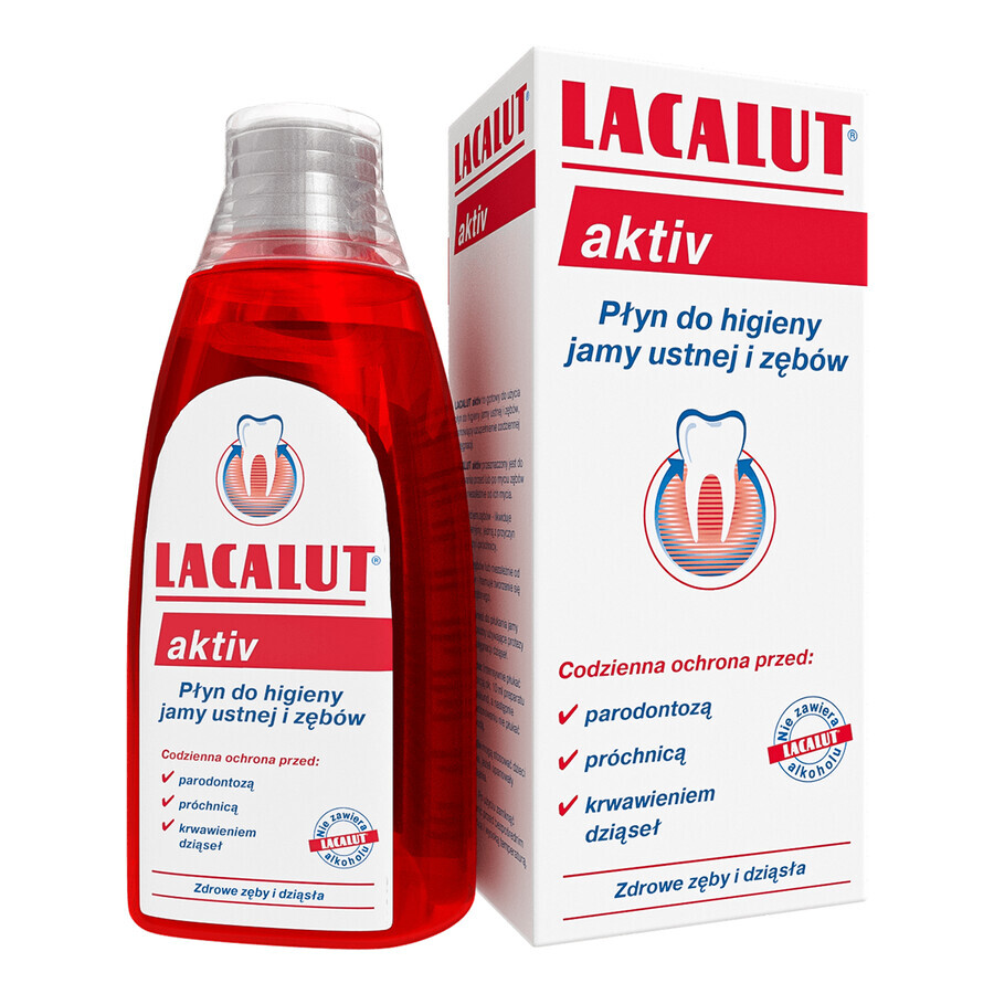 Lacalut Aktiv, enjuague bucal, 300 ml