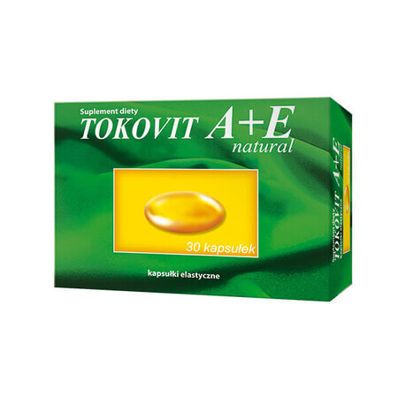 Tokovit A + E Natural, 30 capsules