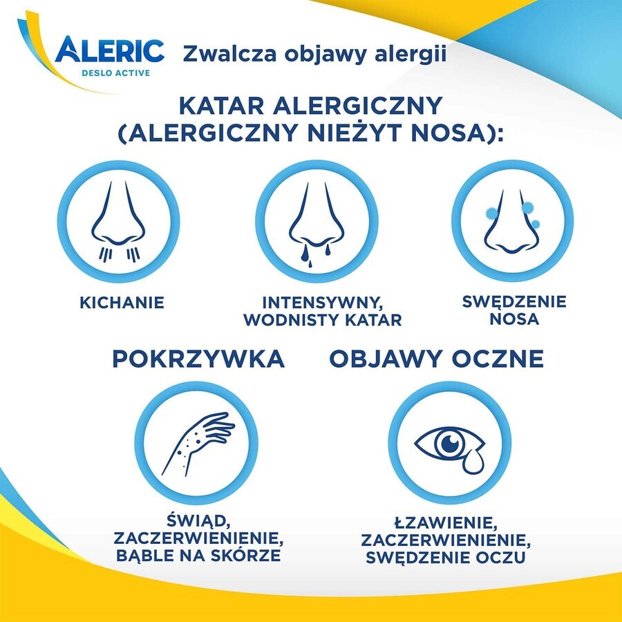 Aleric Deslo Active 5 mg, 10 comprimés à dissolution orale