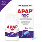 Apap Night 500 mg + 25 mg, 50 comprimate filmate